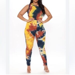 FN Tie Dye Jumpsuit
